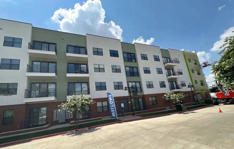 Multifamily building exterior after exterior painting