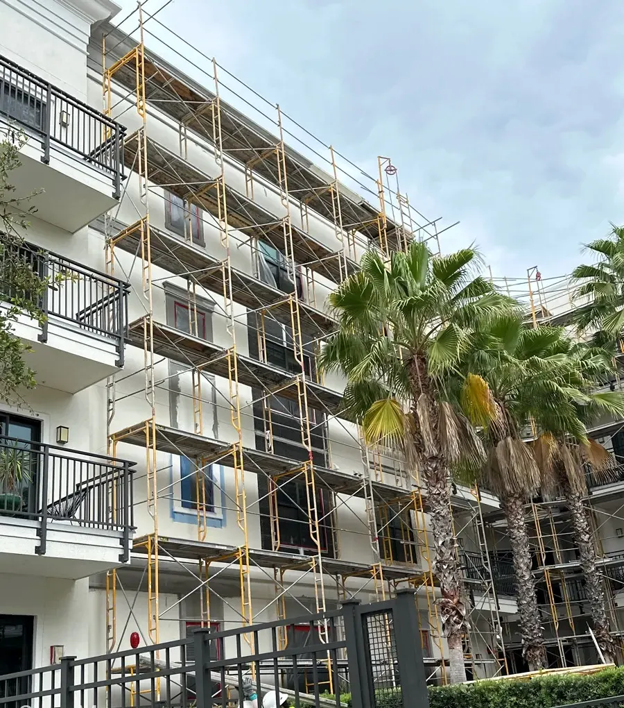 Exterior water intrusion repair work