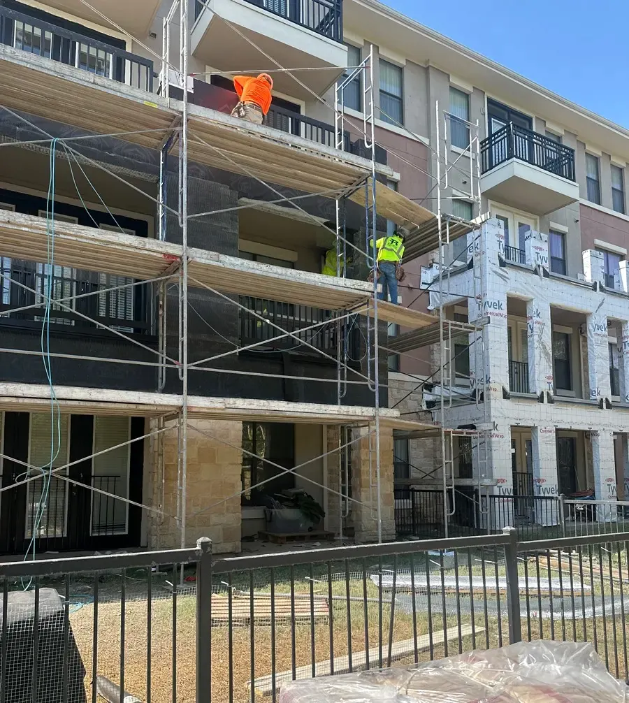 Stack Rebuild — T-Rock Construction Fire Restoration project